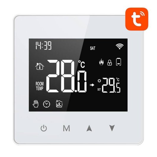 Termostato Inteligente Avatto WT198 Inalámbrico para Calefacción