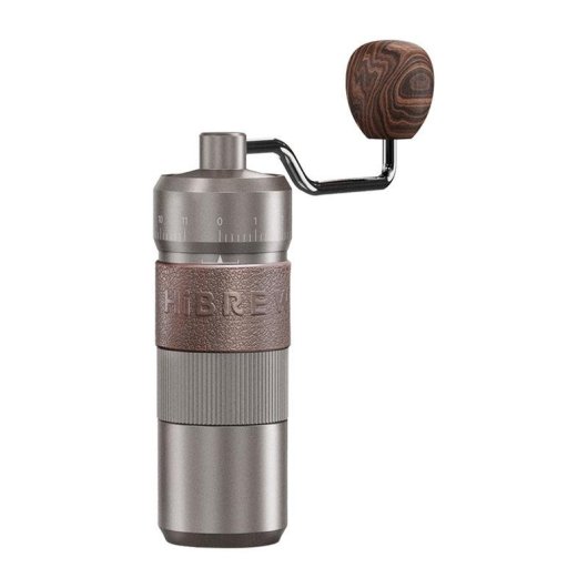 Molinillo de café manual HiBREW G4B ajustable aluminio y vidrio