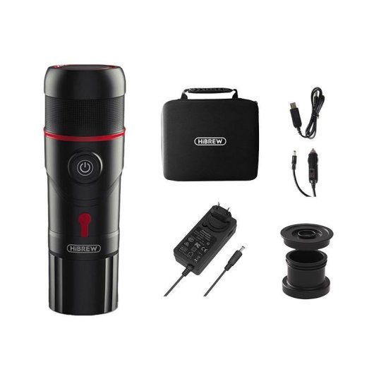 Cafetera Espresso Portátil HiBREW H4 Premium 60 ml 15 bares 80W con estuche