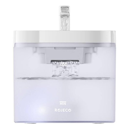 Fonte de água para animais Rojeco 1,5 L USB dupla filtração