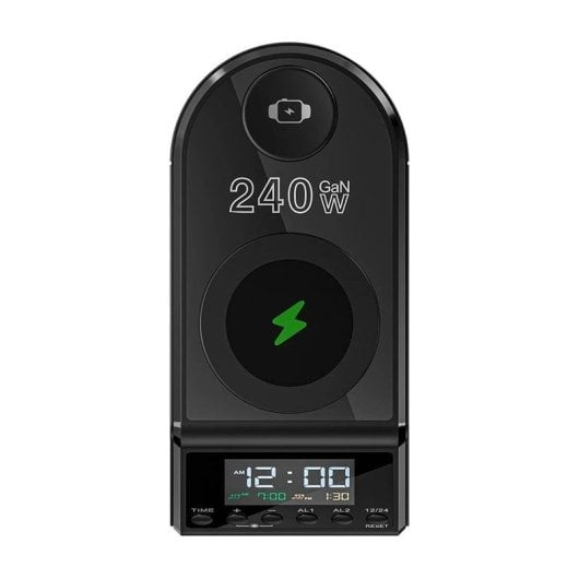 Sveglia Caricatore Blitzwolf BW-FW10 240W 4 USB-C 2 USB-A Ricarica Wireless