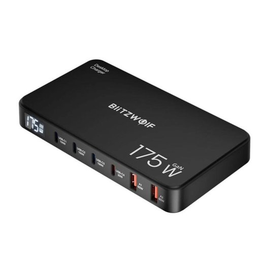 Station de charge Blitzwolf BW-S30 6 en 1 175W USB-C et USB-A