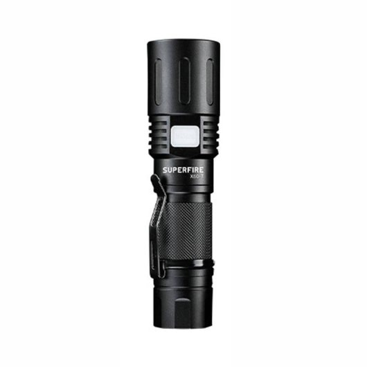Linterna Superfire X60-T 1500 lúmenes USB