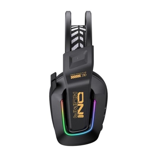 ONIKUMA GT828 kabelgebundene 2,4 GHz Bluetooth Gaming Kopfhörer Mikrofon Noise Cancelling RGB schwarz