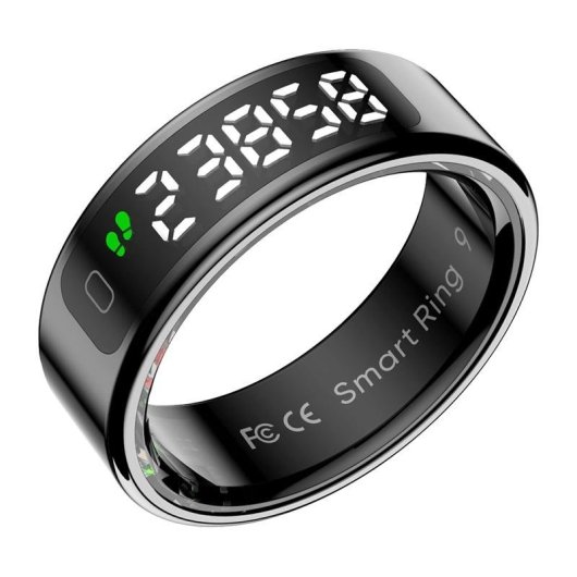 Anillo inteligente COLMi R12 Talla 13 Bluetooth 1ATM Autonomía 5 días Android/iOS Negro