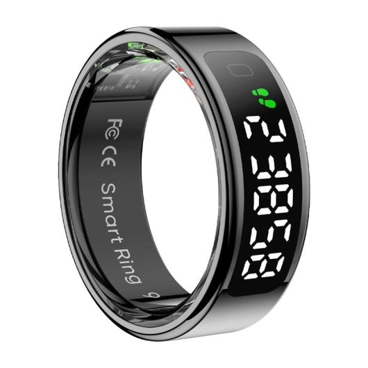 Anillo inteligente COLMi R12 Talla 13 Bluetooth 1ATM Autonomía 5 días Android/iOS Negro