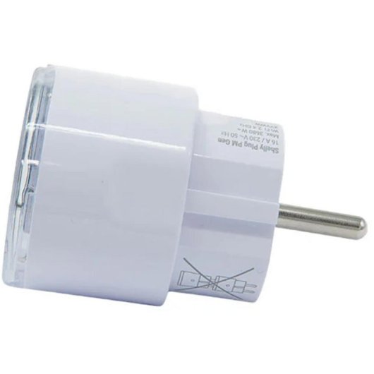 Enchufe Inteligente Shelly Plug PM Gen3 Wifi Bluetooth Estadísticas de consumo