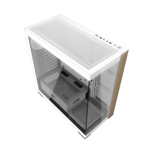 Boîtier PC Darkflash DS900W Blanc Sans Ventilateurs Tour Moyenne