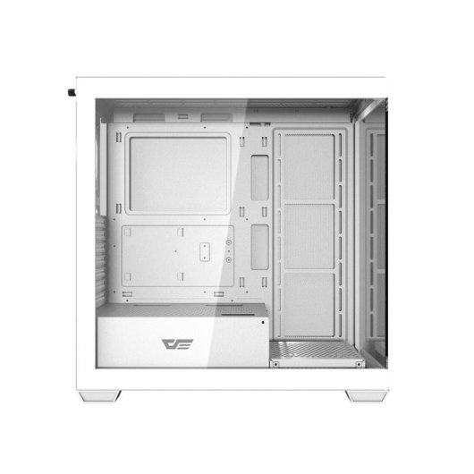 Boîtier PC Darkflash DS900W Blanc Sans Ventilateurs Tour Moyenne