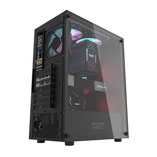 Boîtier PC Darkflash DK100 Noir Tour Moyenne ATX/M-ATX/ITX