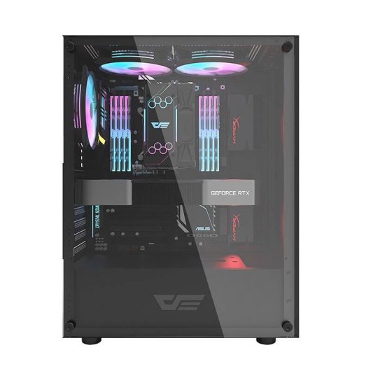 Boîtier PC Darkflash DK100 Noir Tour Moyenne ATX/M-ATX/ITX