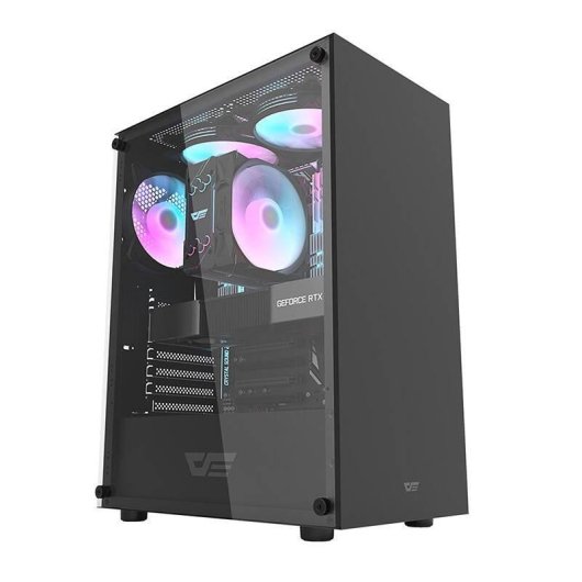 Boîtier PC Darkflash DK100 Noir Tour Moyenne ATX/M-ATX/ITX