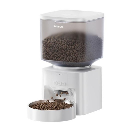 Dispensador de Comida para Mascotas Rojeco 4.5L WiFi Control por App