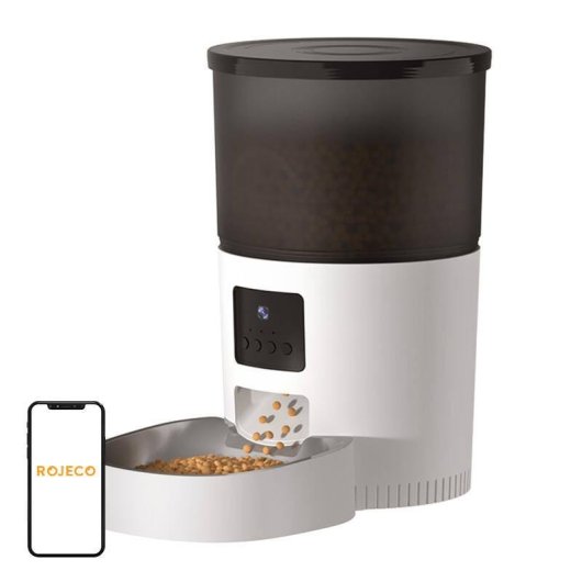 Comedero Automatique pour Animaux Rojeco RWSQ-06 WiFi avec Caméra 3L