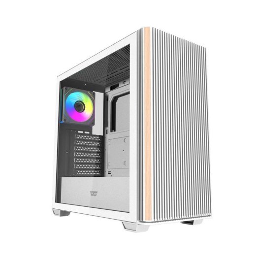 Case PC Darkflash DS900WS Bianca con 4 ventole ARGB