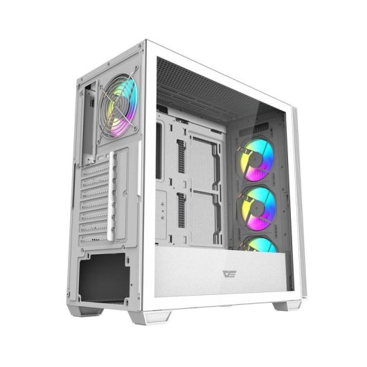 Case PC Darkflash DS900WS Bianca con 4 ventole ARGB