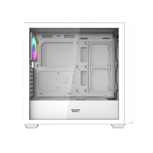 Boîtier PC Darkflash DS900WD ATX Blanc + 4 Ventilateurs