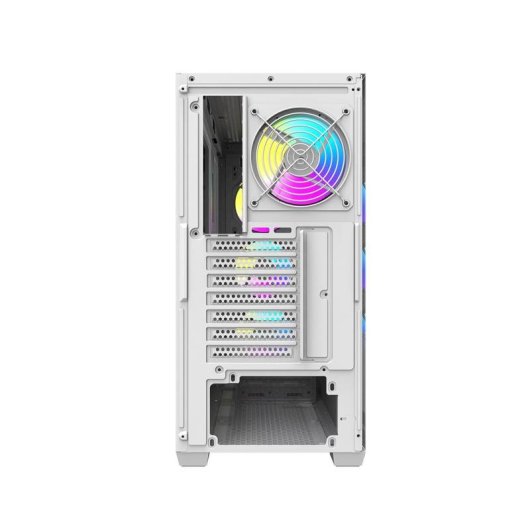 Boîtier PC Darkflash DS900WD ATX Blanc + 4 Ventilateurs