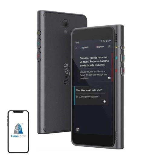 Traduttore Timekettle T1 Grigio Traduzione in Tempo Reale IA Offline