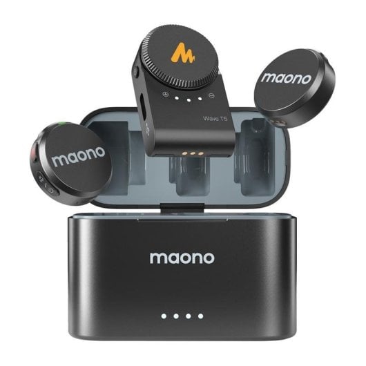 Microfone Maono WM650 A2 sem fios omnidirecional com redução de ruído