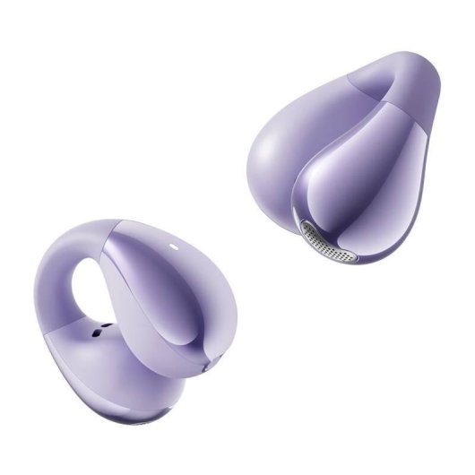 Auriculares QCY Crossky Clip C30 Bluetooth 5.4 sem fios para desporto roxo