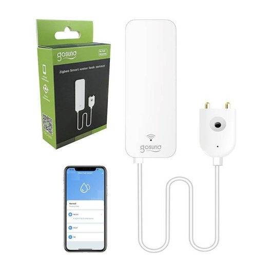 Detector de fuga de agua Gosund ST19 Inalámbrico ZigBee Alarma móvil