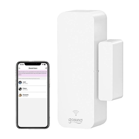 Sensor de Puertas y Ventanas Gosund ST18 Zigbee Notificaciones Instantáneas