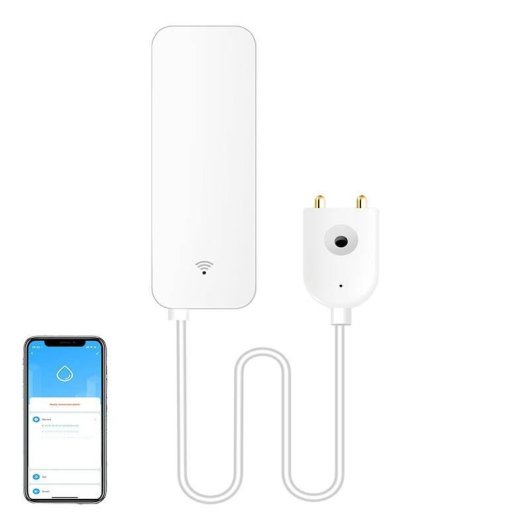Rilevatore di perdite d’acqua Gosund S5 WiFi Rilevazione precoce Allarme Tuya