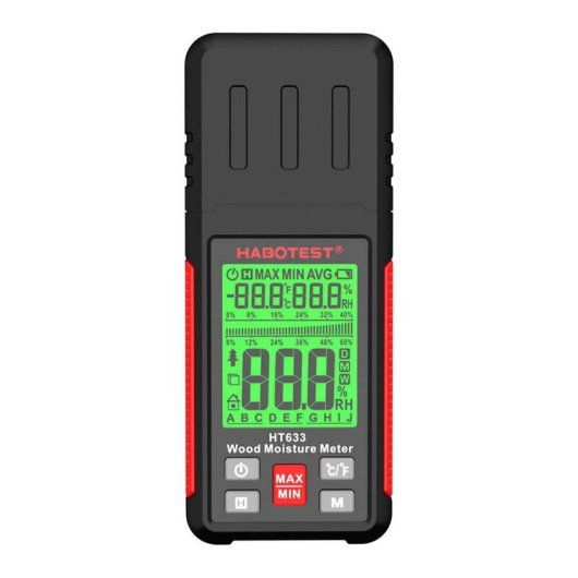 Misuratore di Umidità Multifunzione Habotest HT633 per Legno