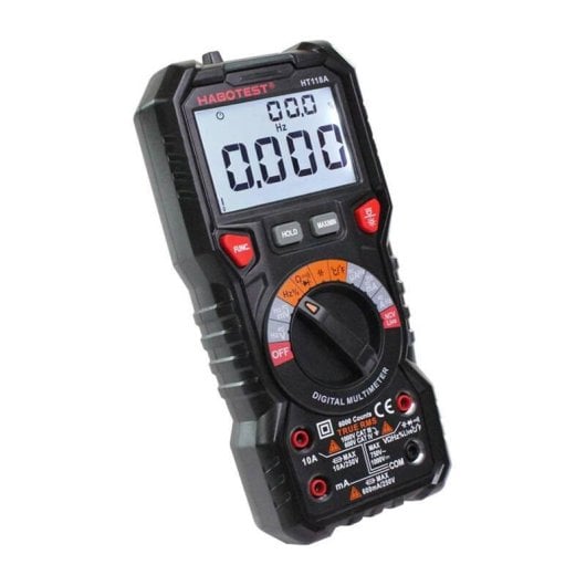 Multimetro Digitale Habotest HT118A True RMS con Torcia e Sensore NCV