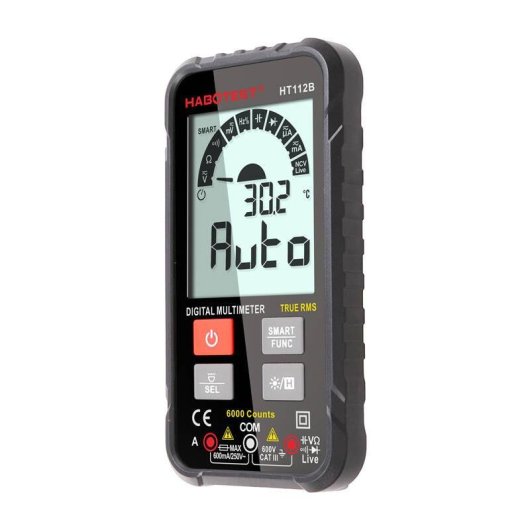 Multimètre Numérique Universel True RMS Habotest HT112B