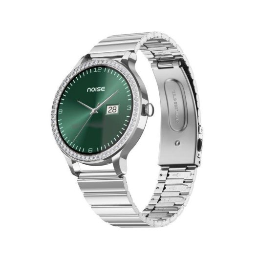 Noise Diva Araya Icónico Bluetooth 42mm Argento Elegante Metallo