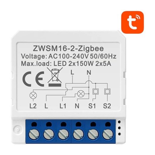 Intelligenter Schalter Avatto ZWSM16-W2 ZigBee Kompatibel Alexa Google
