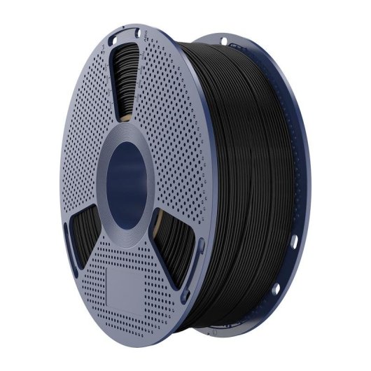 Filamento TPU Silk Sunlu Preto 1,75 mm Flexível Resistente Sedoso