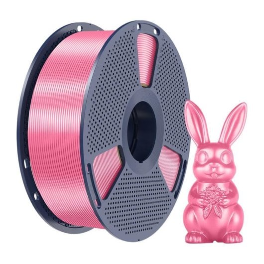 Filamento PLA+ Silk Sunlu PLA+ Silk P Rose 1,75 mm Finition Soie Impression Facile