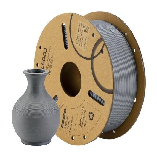 Filamento PLA ELEGOO 50.203.0040 Gris 1,75 mm Alta Pureza Precisión