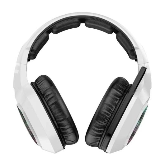 Cuffie ONIKUMA B100 wireless Bluetooth 5.3 con microfono cancellazione rumore RGB bianco