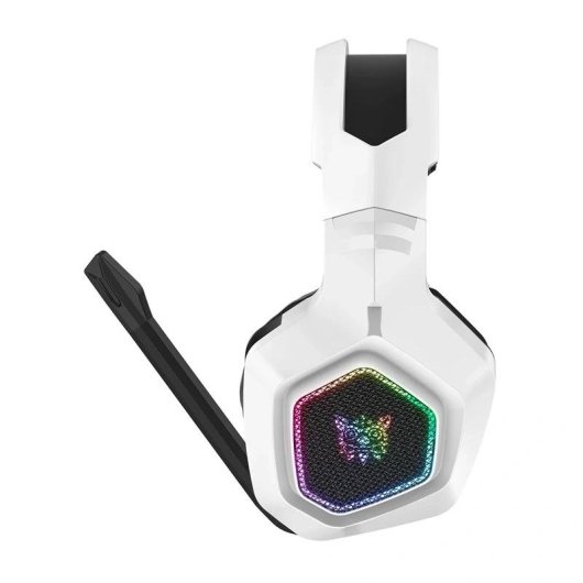 Cuffie ONIKUMA B100 wireless Bluetooth 5.3 con microfono cancellazione rumore RGB bianco
