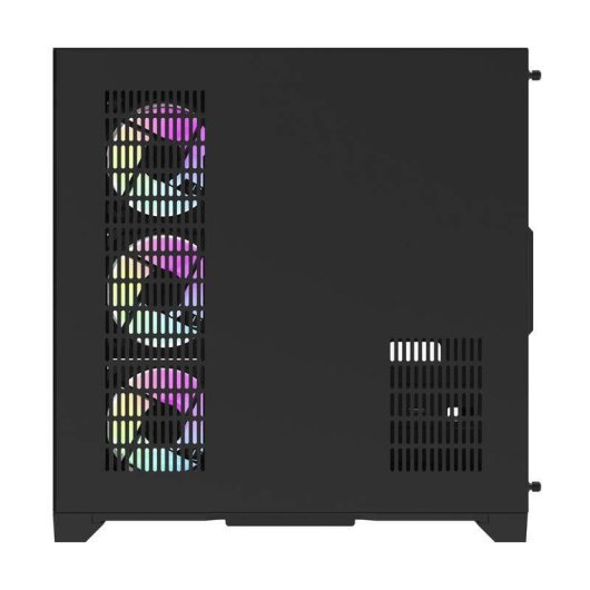 Gehäuse Darkflash FT418 PRO + 7 ARGB-Lüfter Schwarz