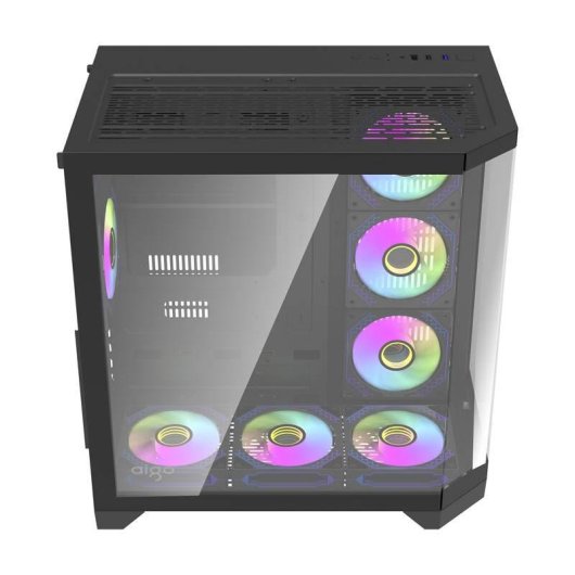 Gehäuse Darkflash FT418 PRO + 7 ARGB-Lüfter Schwarz