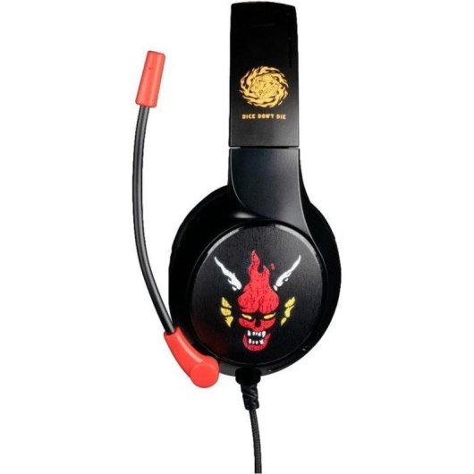 Cuffie Gaming Konix Stranger Things con cavo jack 3,5 mm rosso soft-touch