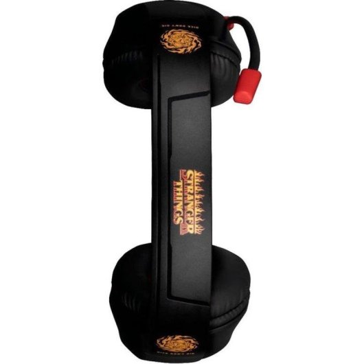 Cuffie Gaming Konix Stranger Things con cavo jack 3,5 mm rosso soft-touch