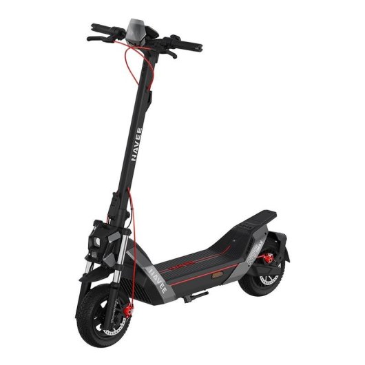 Patinete électrique Navee 1600W Autonomie 85km Roues 10'' Freins disque Suspension double Noir