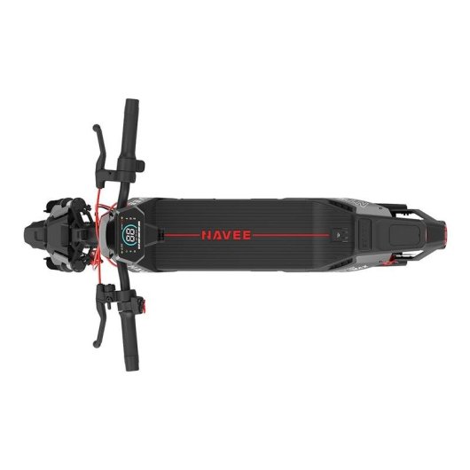 Patinete électrique Navee 1600W Autonomie 85km Roues 10'' Freins disque Suspension double Noir