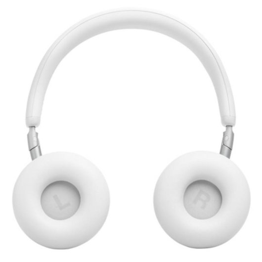 Casque JBL Live 680NC sans fil Bluetooth avec réduction de bruit, micro et blanc