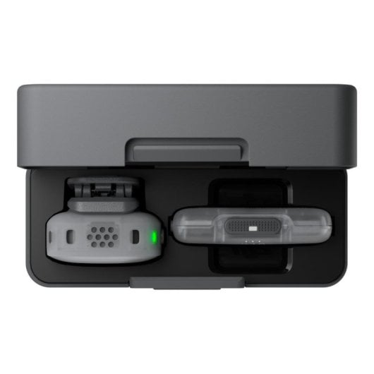 Microfone DJI Mic Mini 2 sem fios omnidirecional com estojo e clip magnético