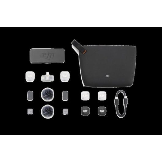 Microfone DJI Mic Mini 2 sem fios omnidirecional com 2 transmissores e estojo de carga