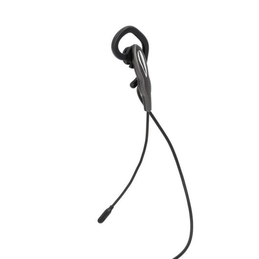 Auriculares Nedis CHSTUM210BK com cabo USB-C/A para escritório e chamadas, preto e cinza