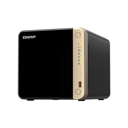 Serveur NAS QNAP TS-464 Tour 4 baies Intel Celeron 8GB DDR4 2.5GbE M.2 PCIe HDMI 4K