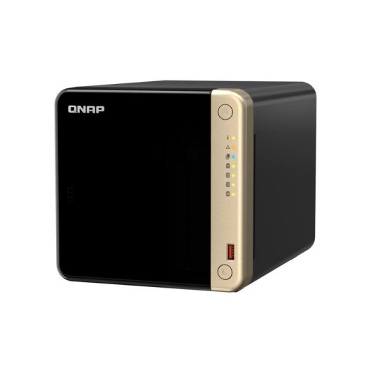 Serveur NAS QNAP TS-464 Tour 4 baies Intel Celeron 8GB DDR4 2.5GbE M.2 PCIe HDMI 4K